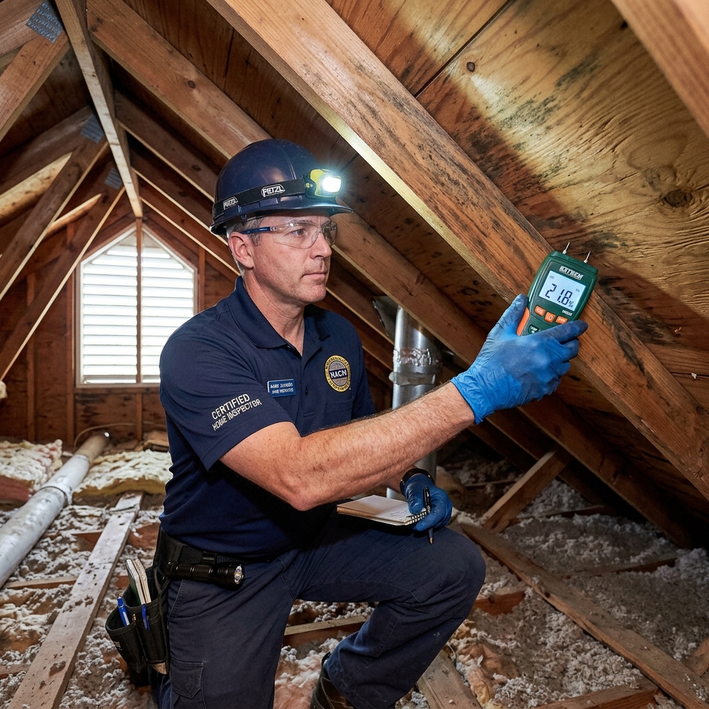 Failed Home Inspection Due to Attic Mold: How to Save Your Real Estate Closing in 48 Hours